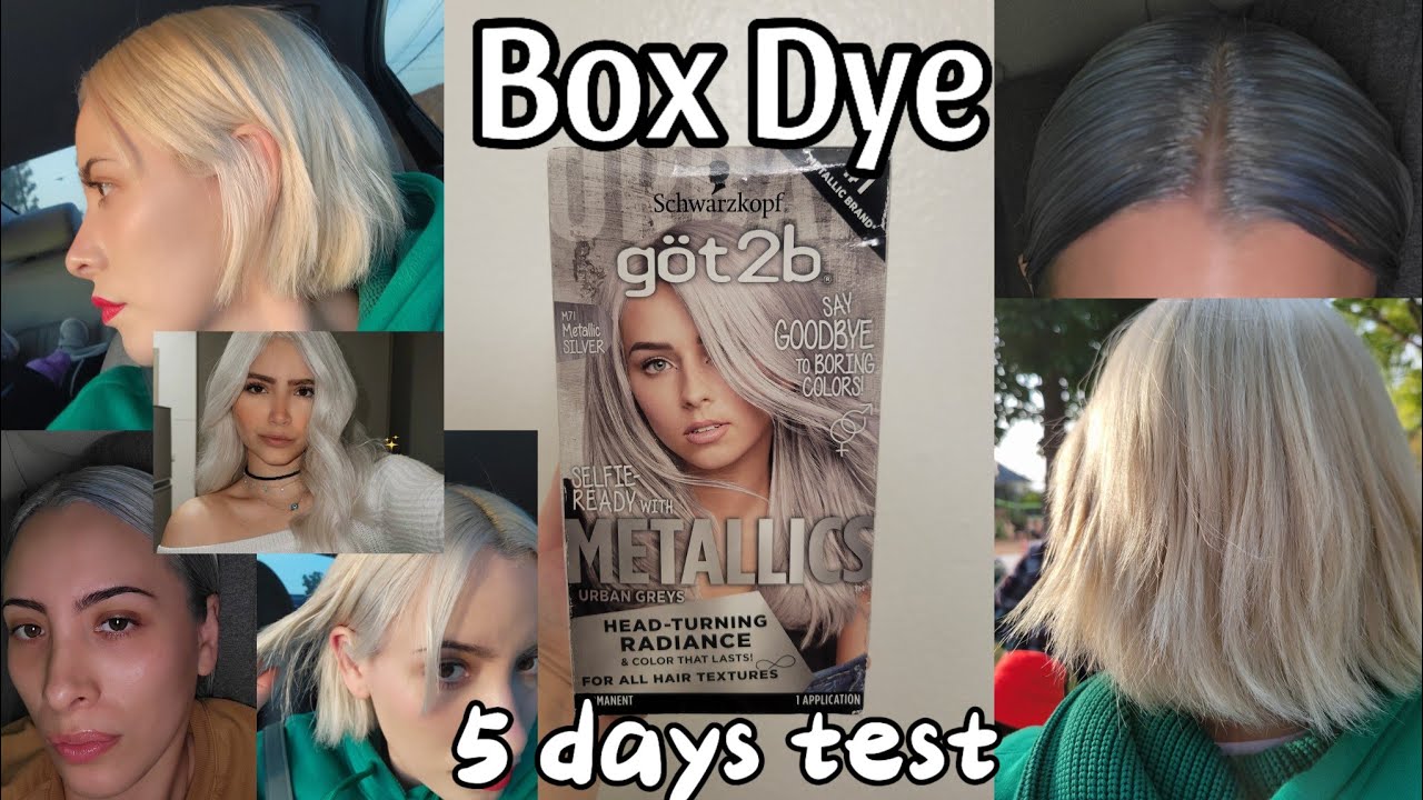 got2b Metallic Silver BOX DYE review | 5 days of testing