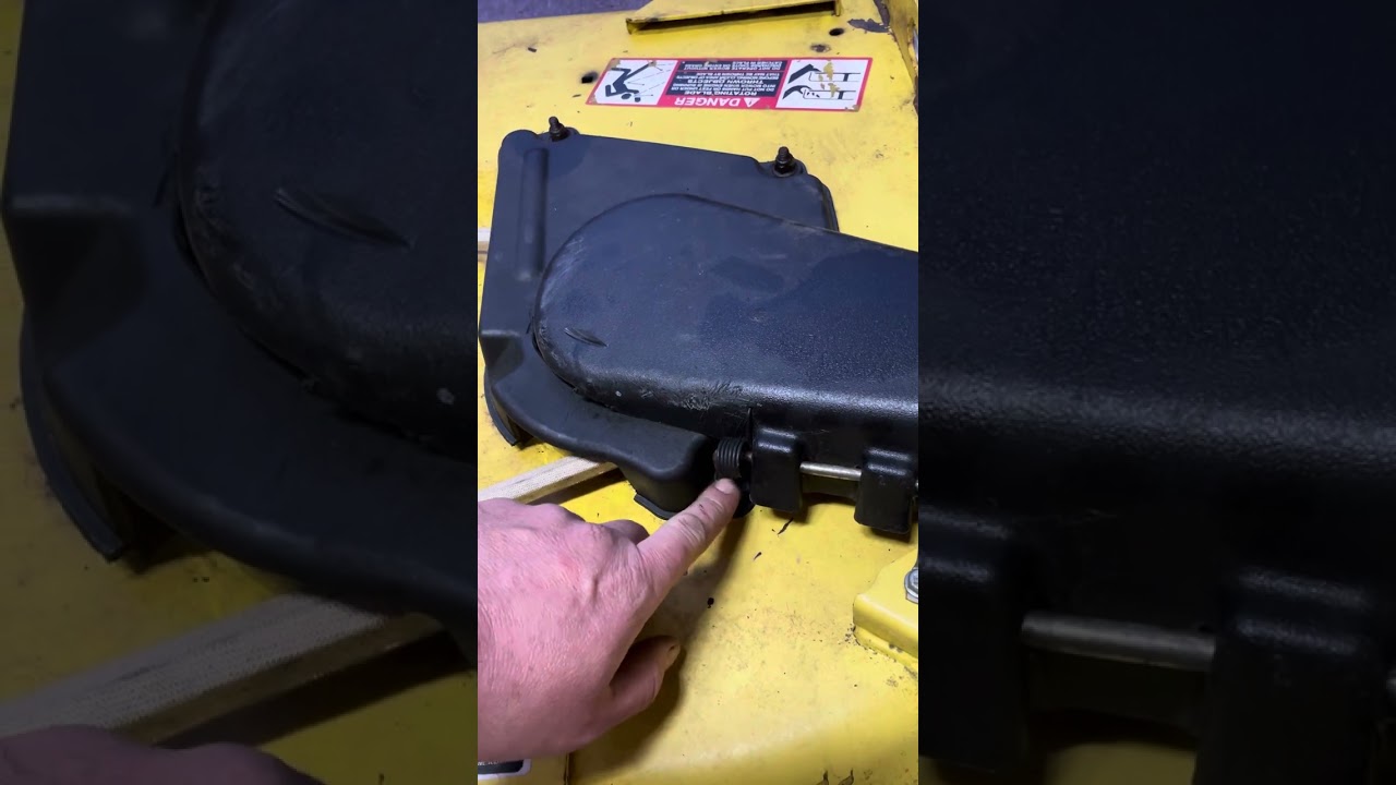 John Deere 62C Mower Deck belt replacement