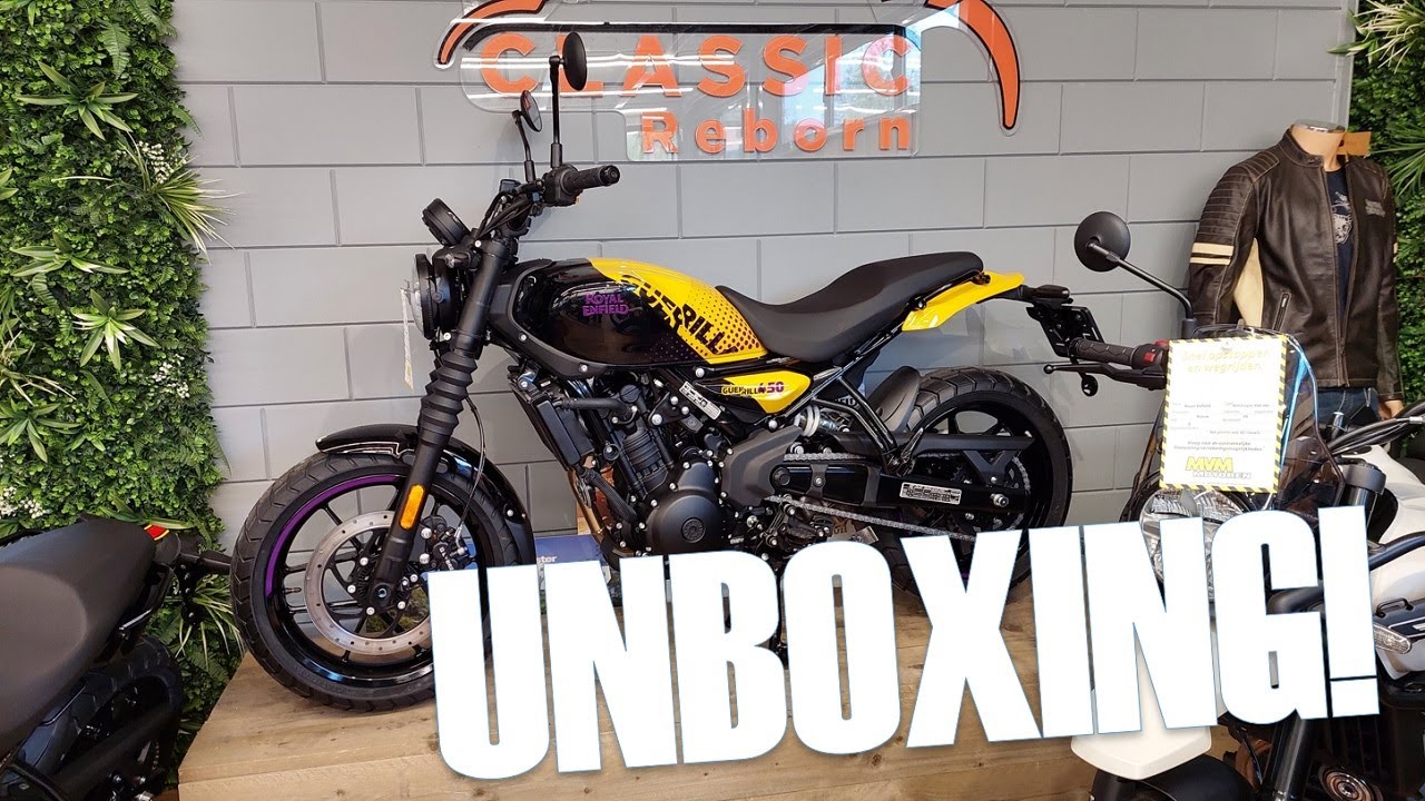 UNBOXING ROYAL ENFIELD GUERRILLA 450 (GRR450)