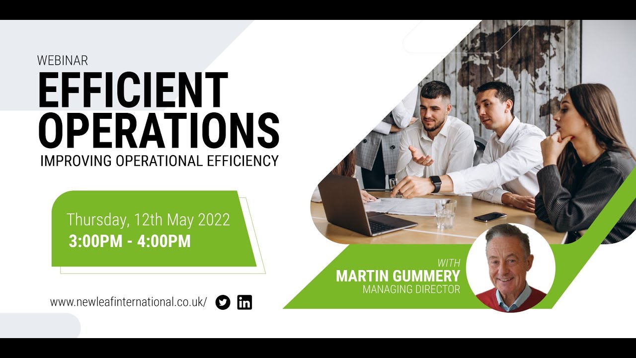 Efficient Operations   Improving Operational Efficiency Webinar