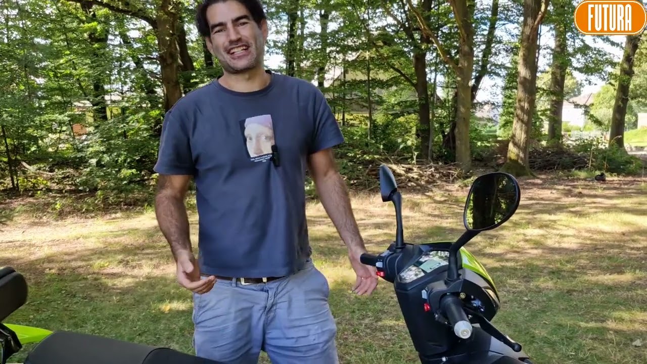 Elektroroller Falcon Double Max Range, GPS Test, Probefahrt, 200 km Reichweite, E-Roller 3400 Watt