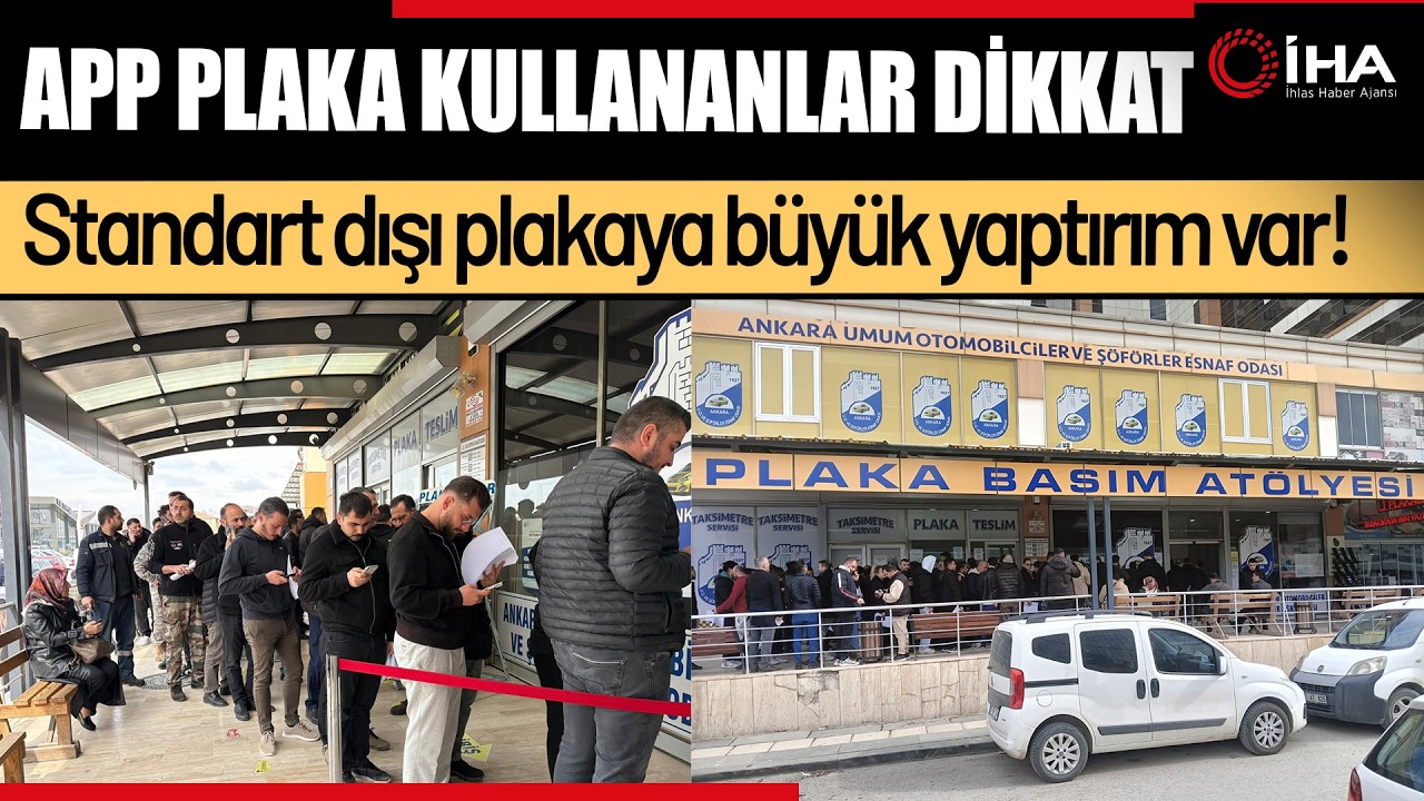 Dikkat: Standart Dışı Plakaya Ceza ve Ehliyet Yaptırımı Var!