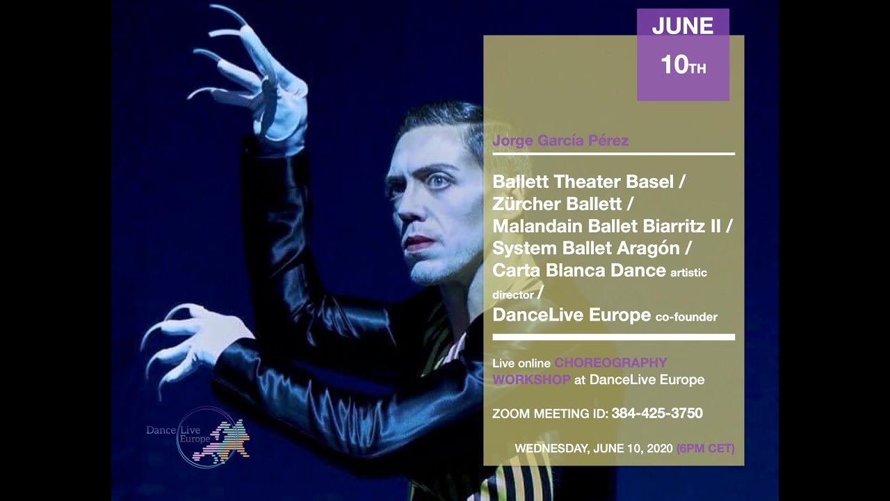 Choreography Workshop with Jorge García Pérez