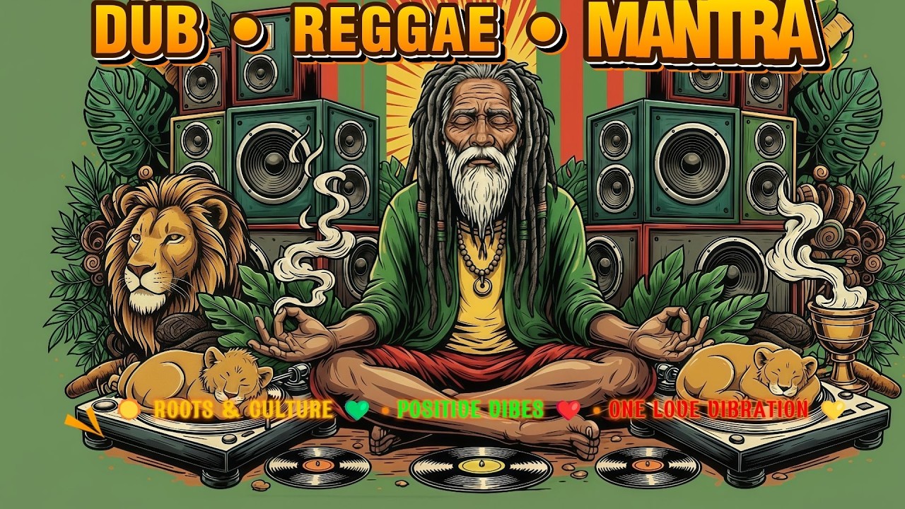 Dub Reggae Mantra 🌿 Deep Roots & Culture 🌴 | One Love ❤️ Positive Vibes Reggae Chill Mix 🌴🎶
