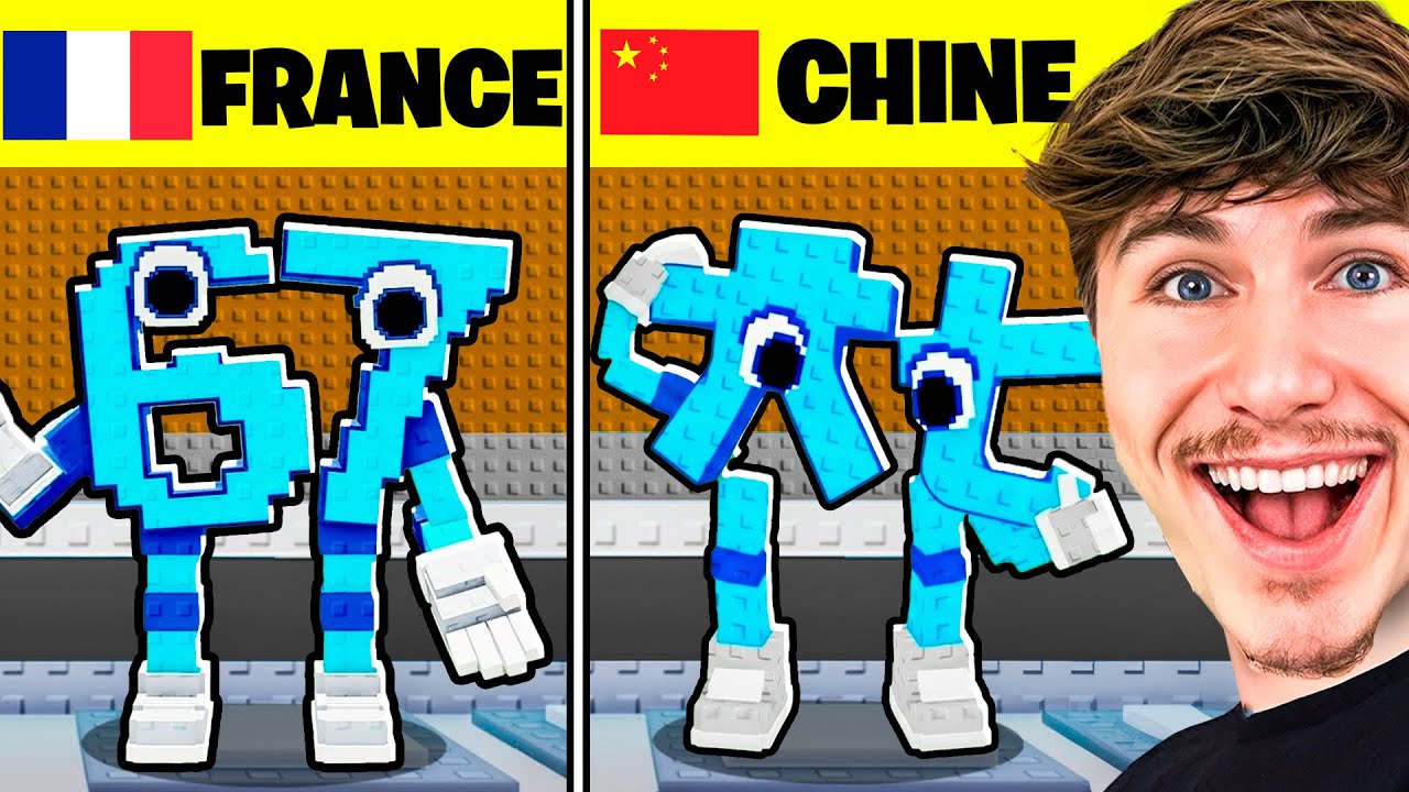 LES BRAINROTS DANS DIFFÉRENTS PAYS !! (Incroyable)