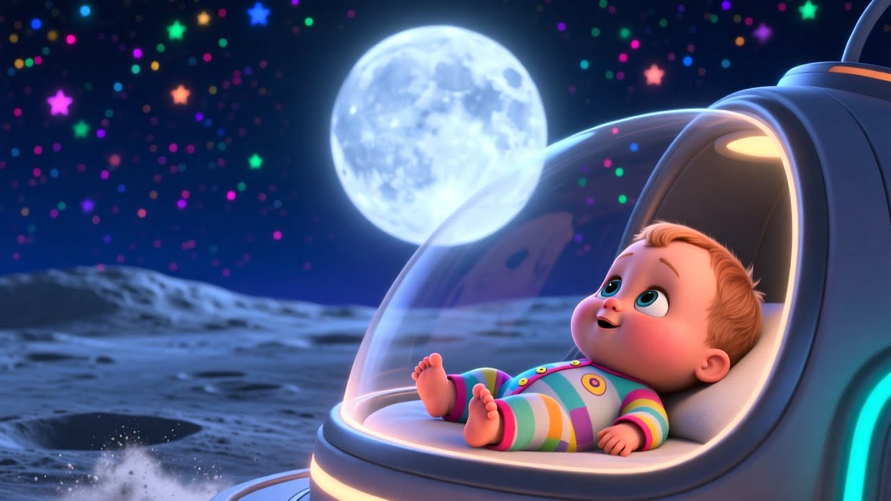 Baby Dances on the Moon 🌙💃 | Fun Kids Song for Toddlers | Magical Moonlight Adventure