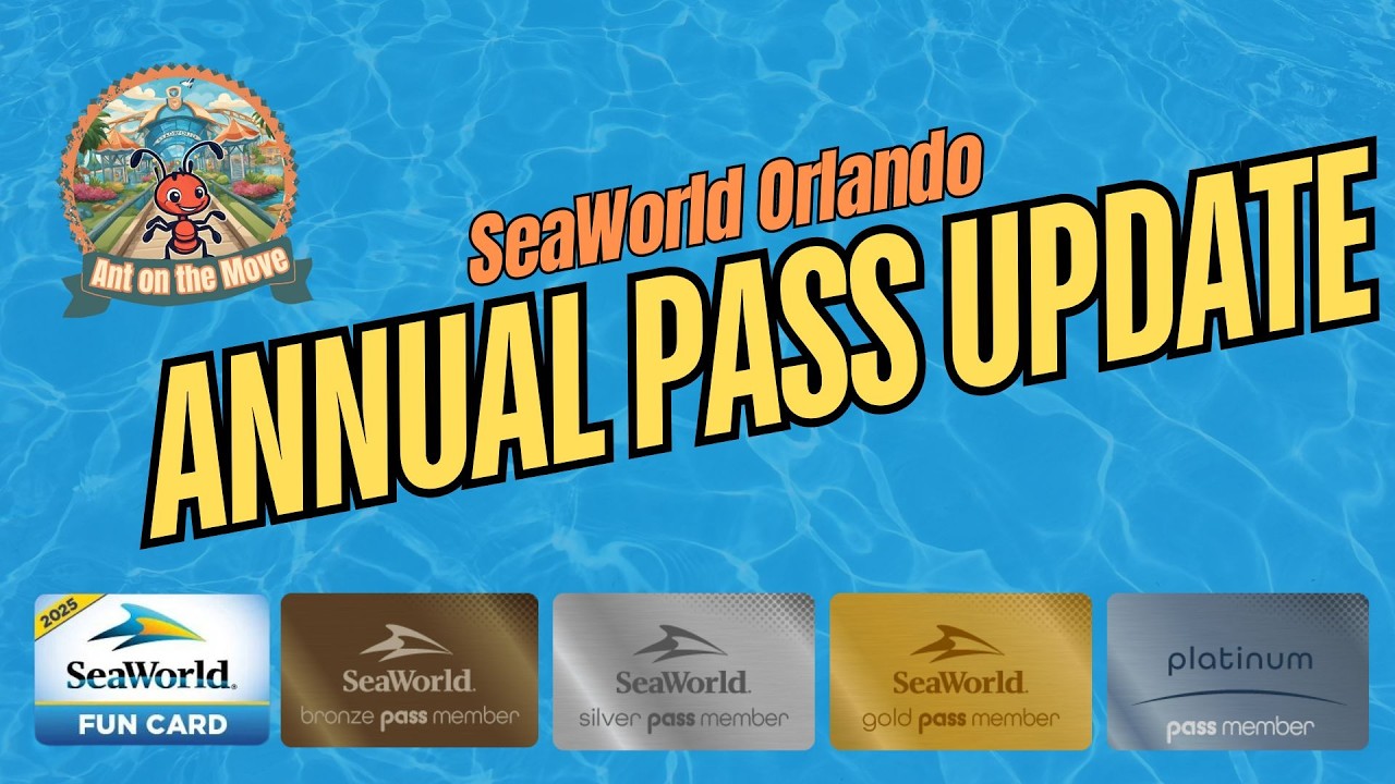 2024 SeaWorld Orlando Annual Pass Update