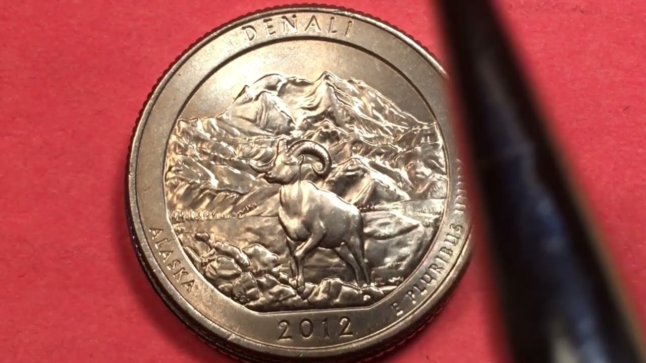 United States 2012 Quarter Dollar Coin - Denali Alaska - America The Beautiful -  Washington Quarter