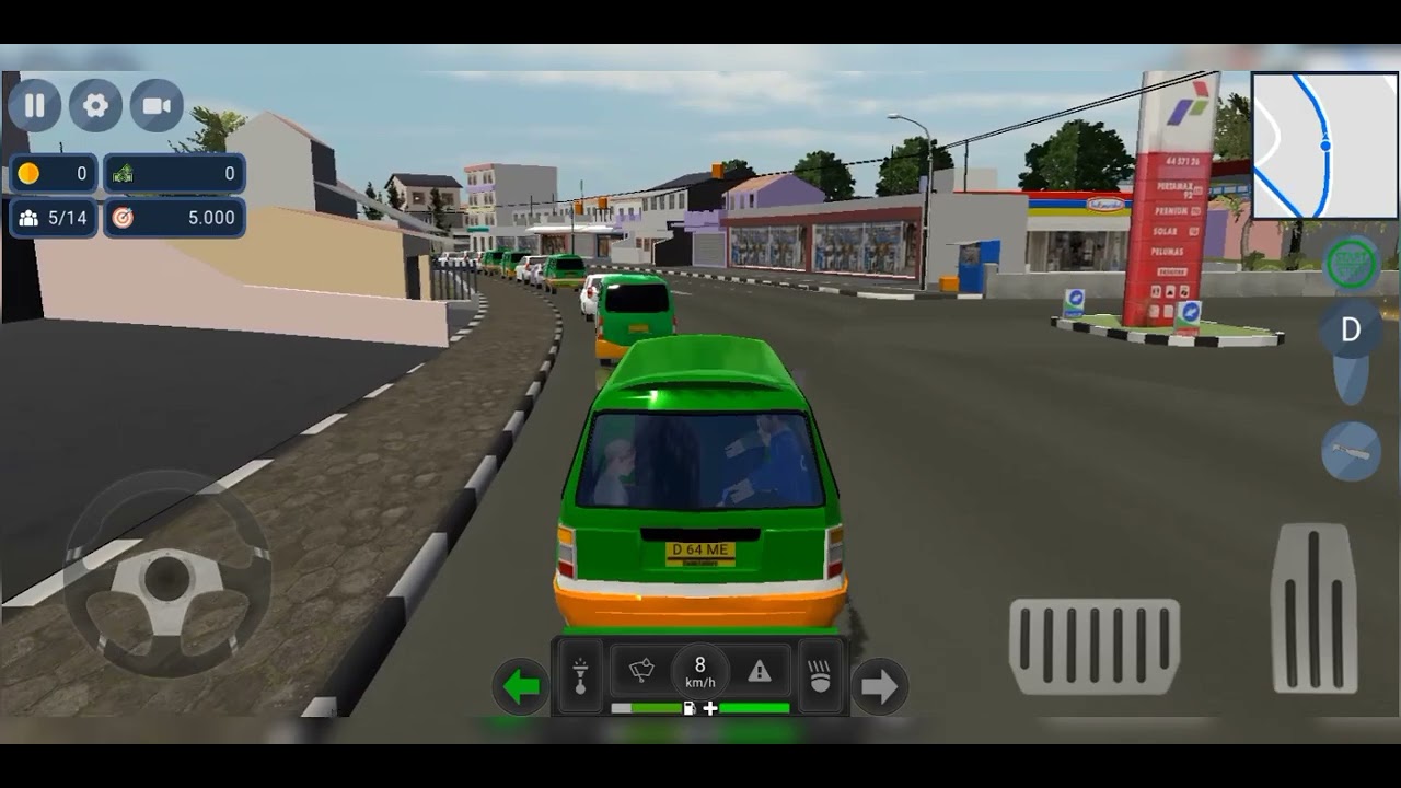 Pertama Kali Narik Angkot | Angkot D Game