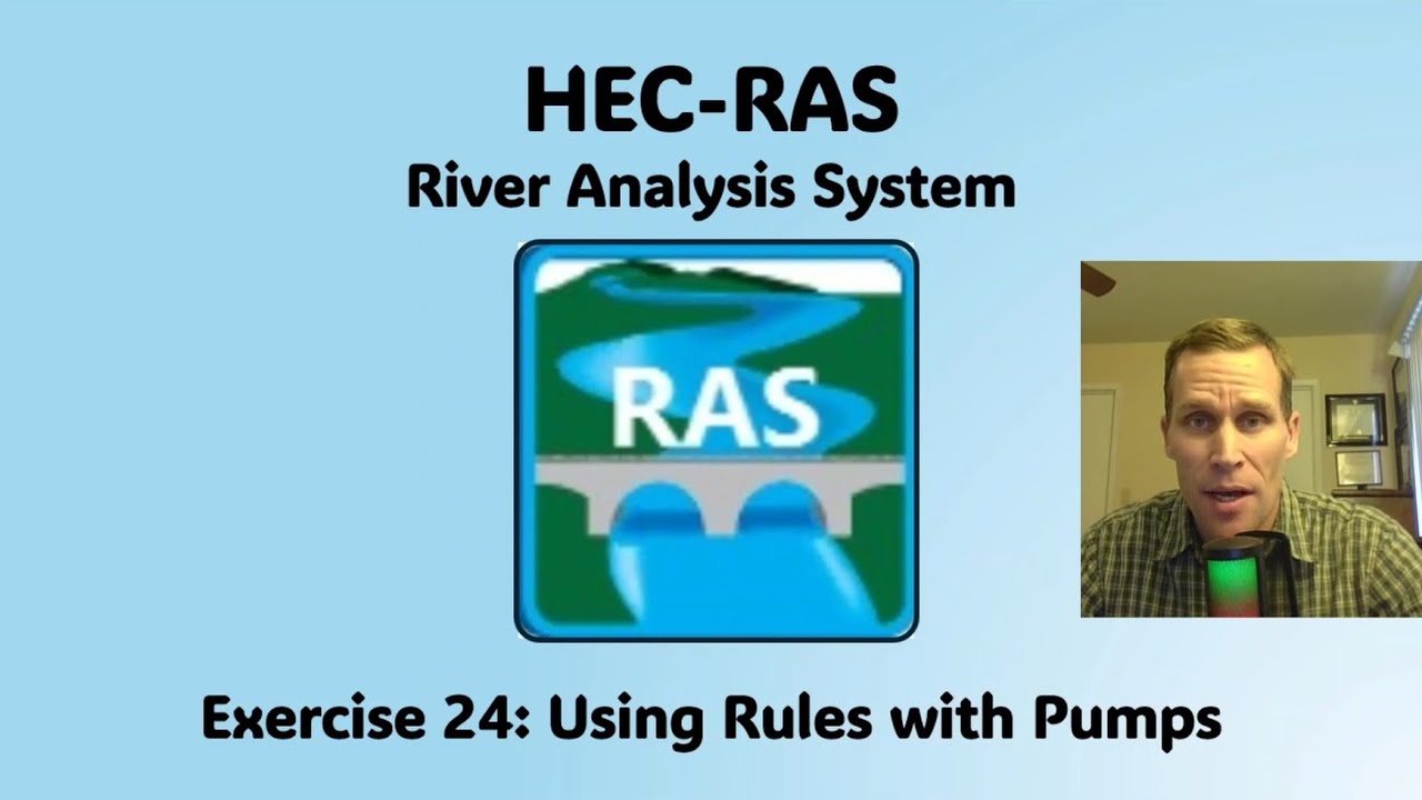HEC RAS Exercise 24 - Using Rules with Pumps