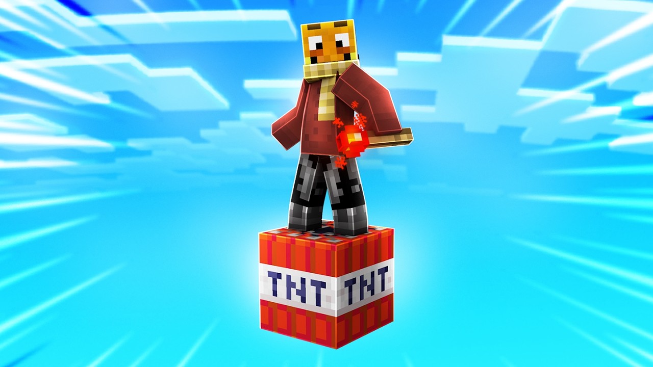 Minecraft, aber ONE BLOCK ist TNT