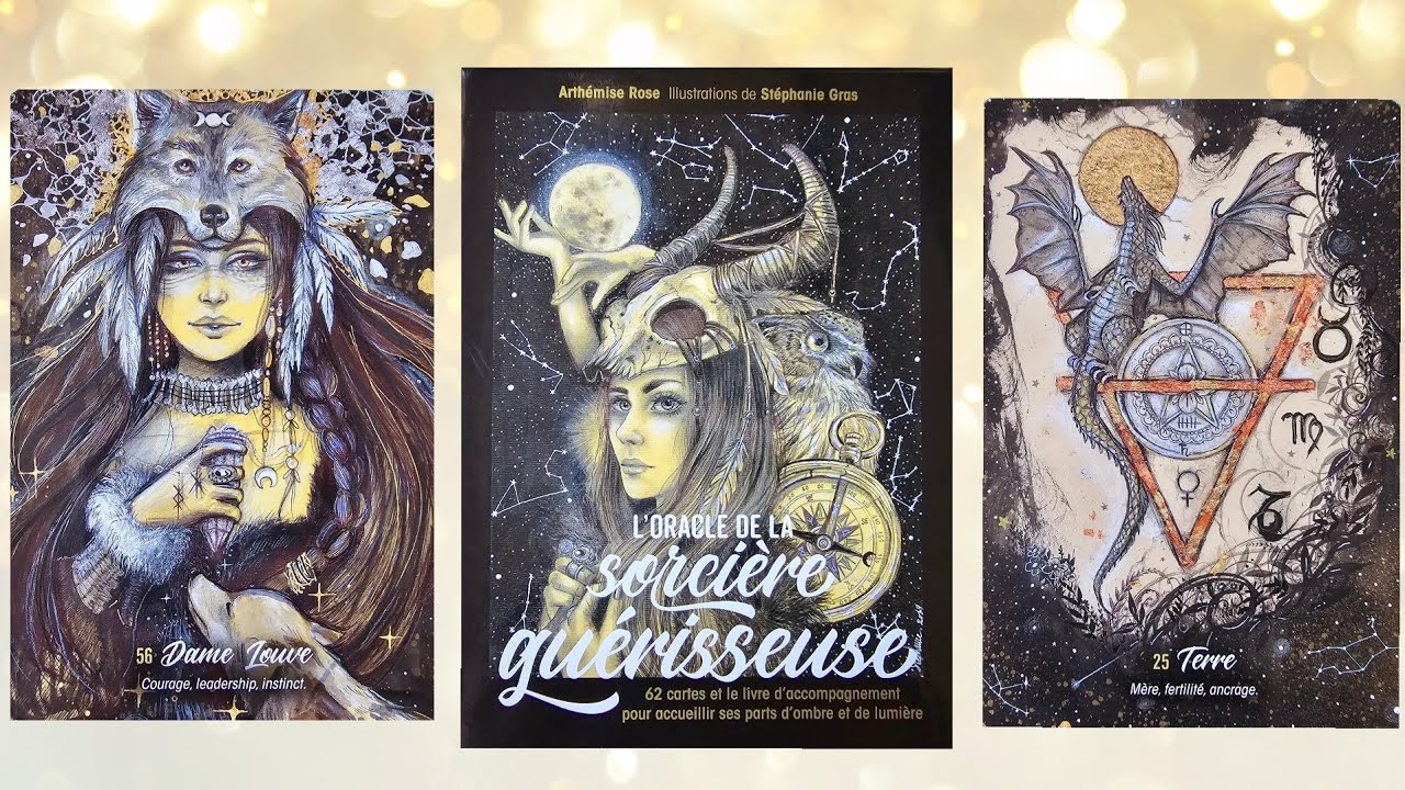 ⭐️L'oracle de la Sorcière guérisseuse, un oracle pour accueillir ses parts d'ombres et de lumière ⭐️