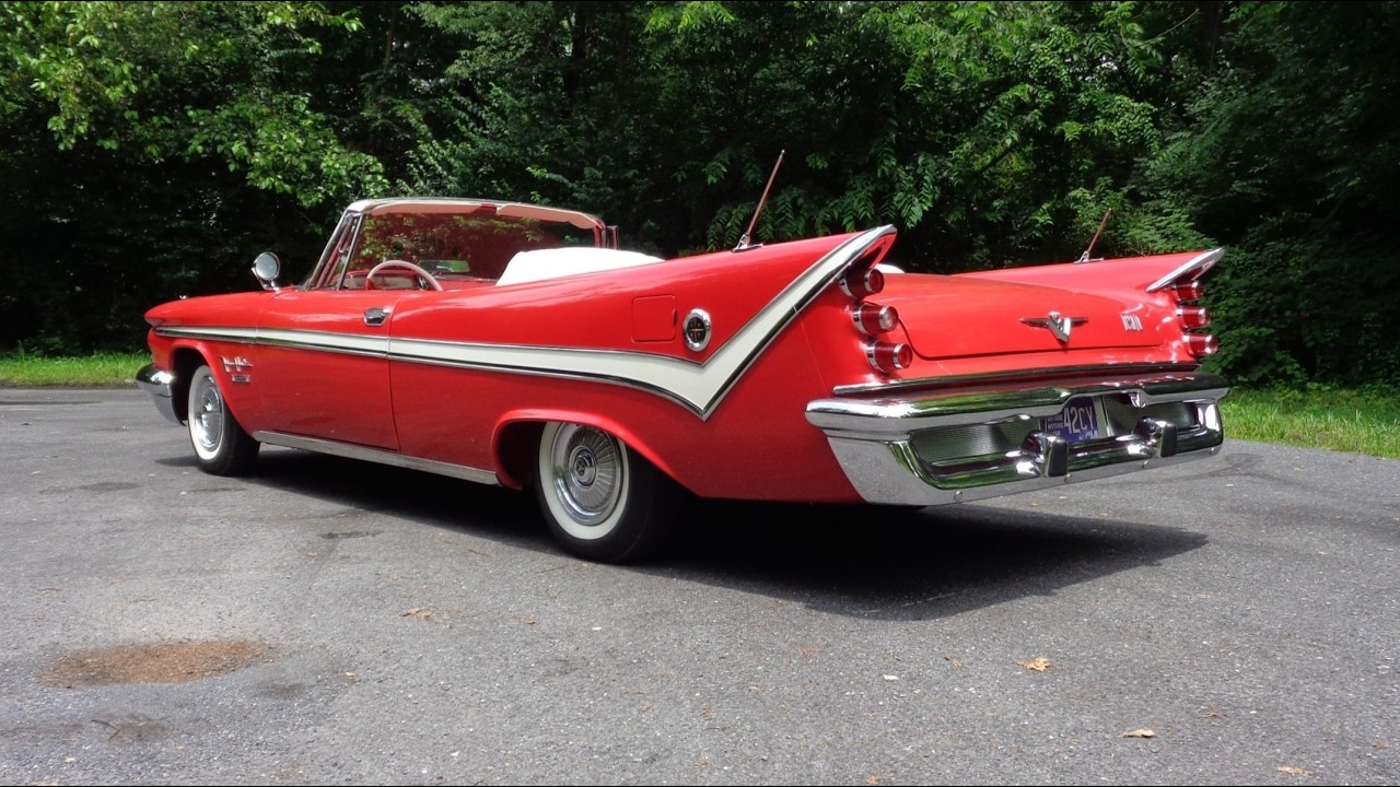 1959 DeSoto Fireflite Convertible in Red & Ride on My Car Story with Lou Costabile