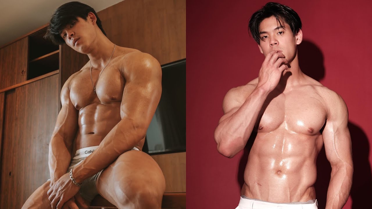 yingpon.jk:Popular fitness male model from Thailand, abs, chest muscles, handsome face