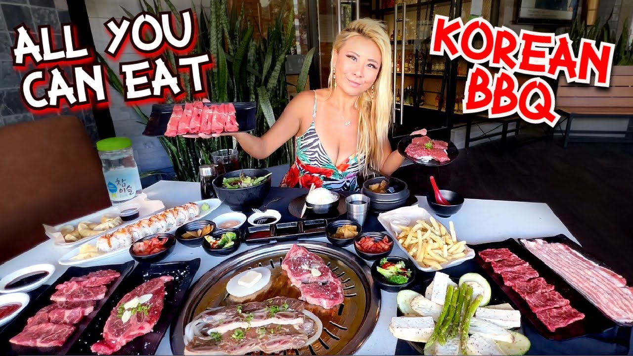 ALL YOU CAN EAT KOREAN BBQ at Han Korean BBQ in Burbank, CA!! #RainaisCrazy