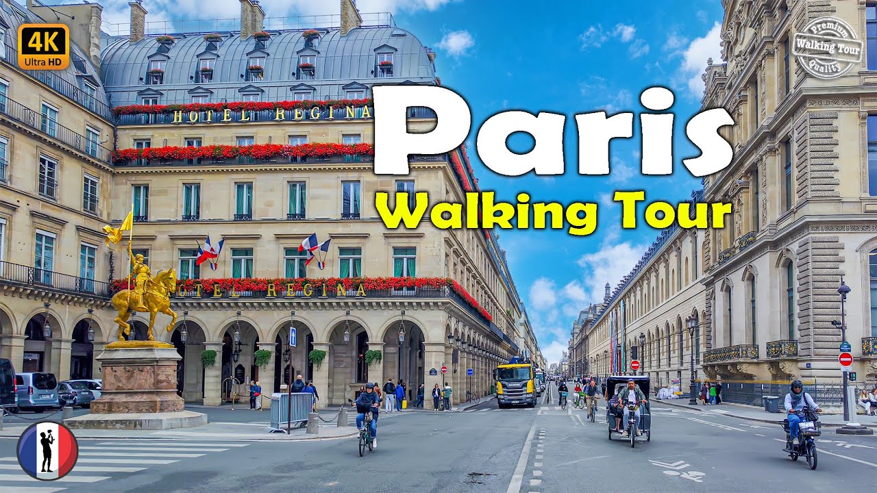 🇫🇷  PARIS, France Walking Tour - Rue de Rivoli & Neighbourhood - 4k60fps