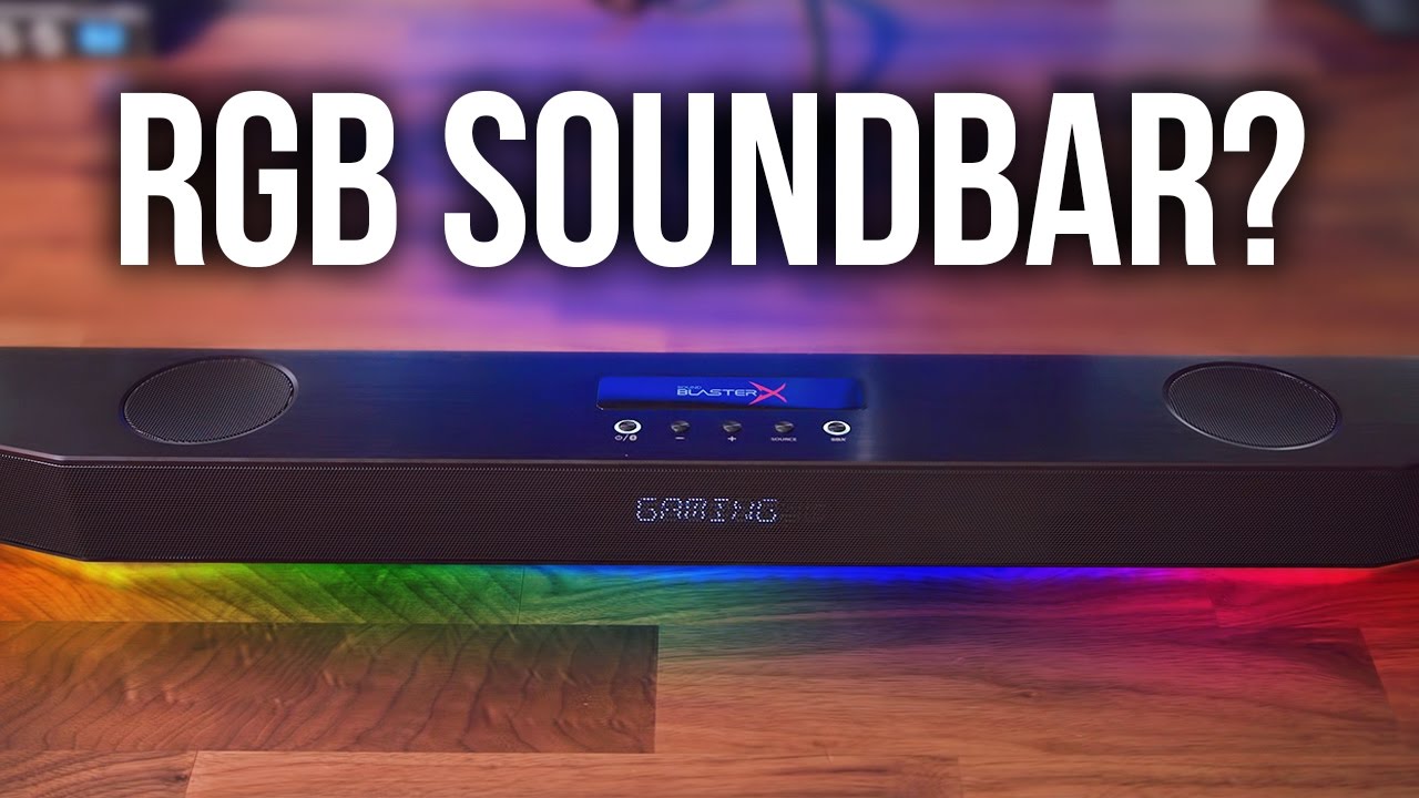 Creative BlasterX Katana Gaming Soundbar Review!
