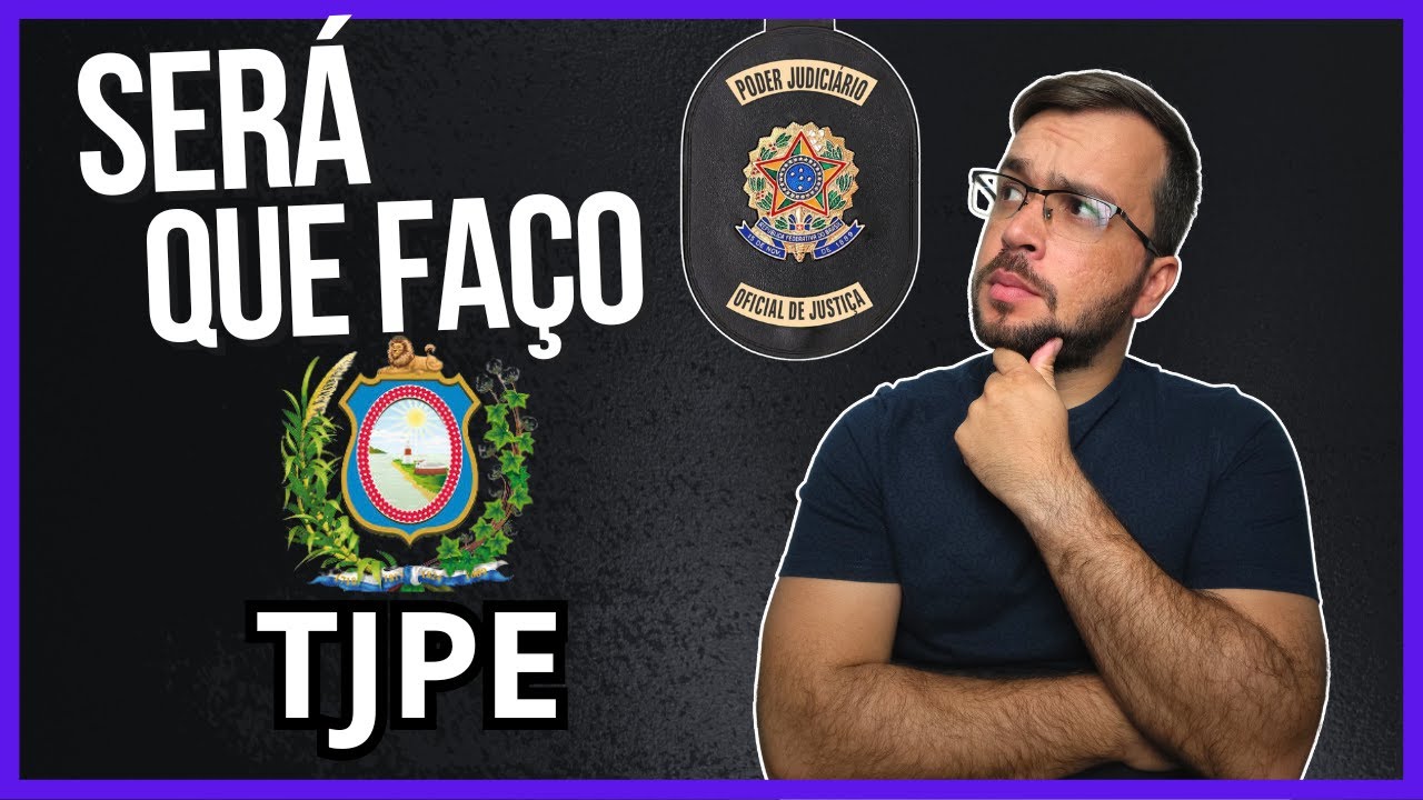 Será que faço o próximo concurso do TJPE?