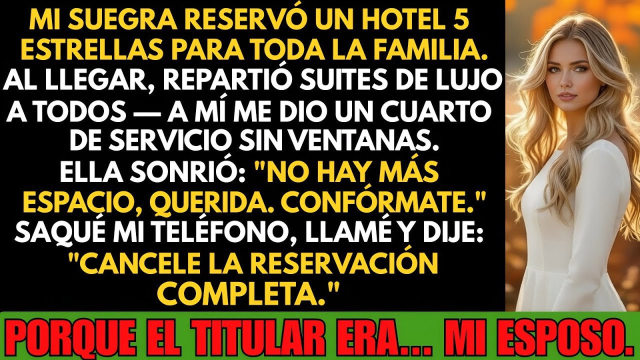 Me Dejó Fuera del Hotel 5⭐ — Cuando Llamé al Gerente, Se Quedó PÁLIDA