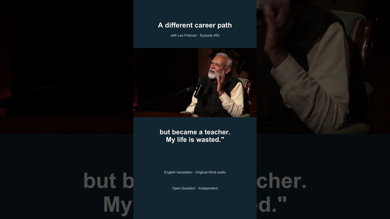 Modi on an Unexpected Career Path | Lex Fridman