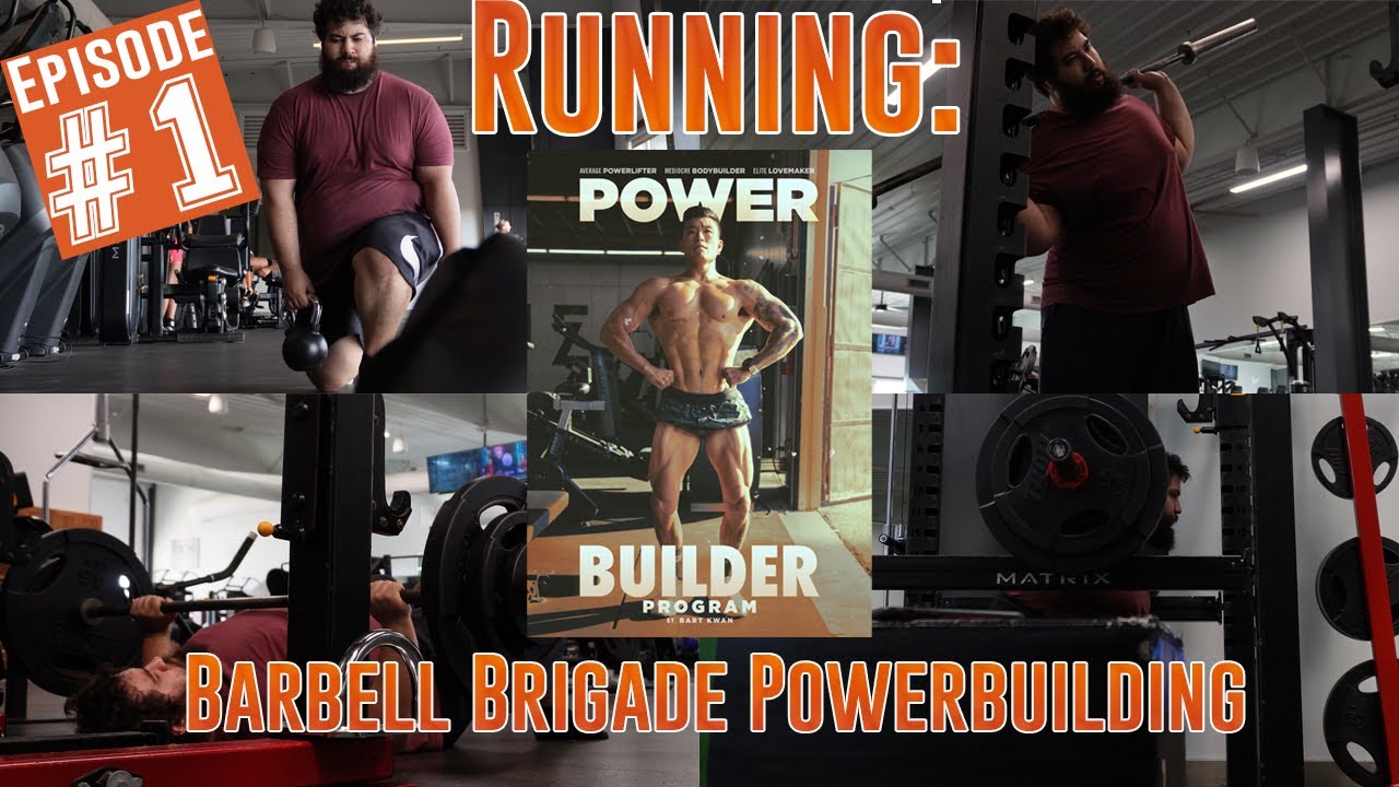 Week 3 Day 1 | RUNNING: Barbell Brigade Powerbuilding EP 1