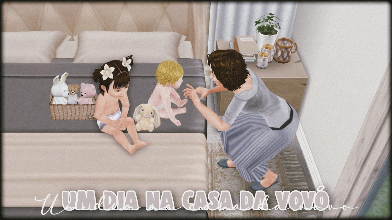 Vlog: Um dia com os vovôs! - Primeira vez longe dos papais! |🍼🧩| THE SIMS FREEPLAY