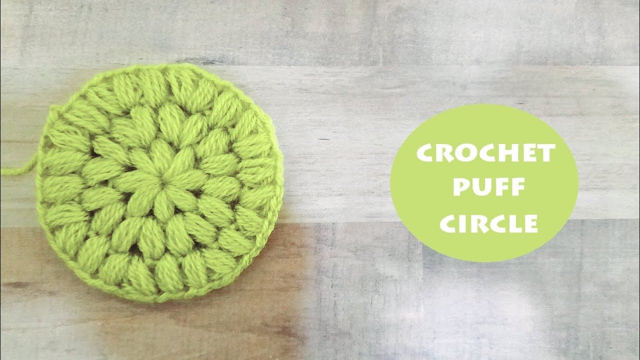 How to crochet a puff circle? | Crochet With Samra