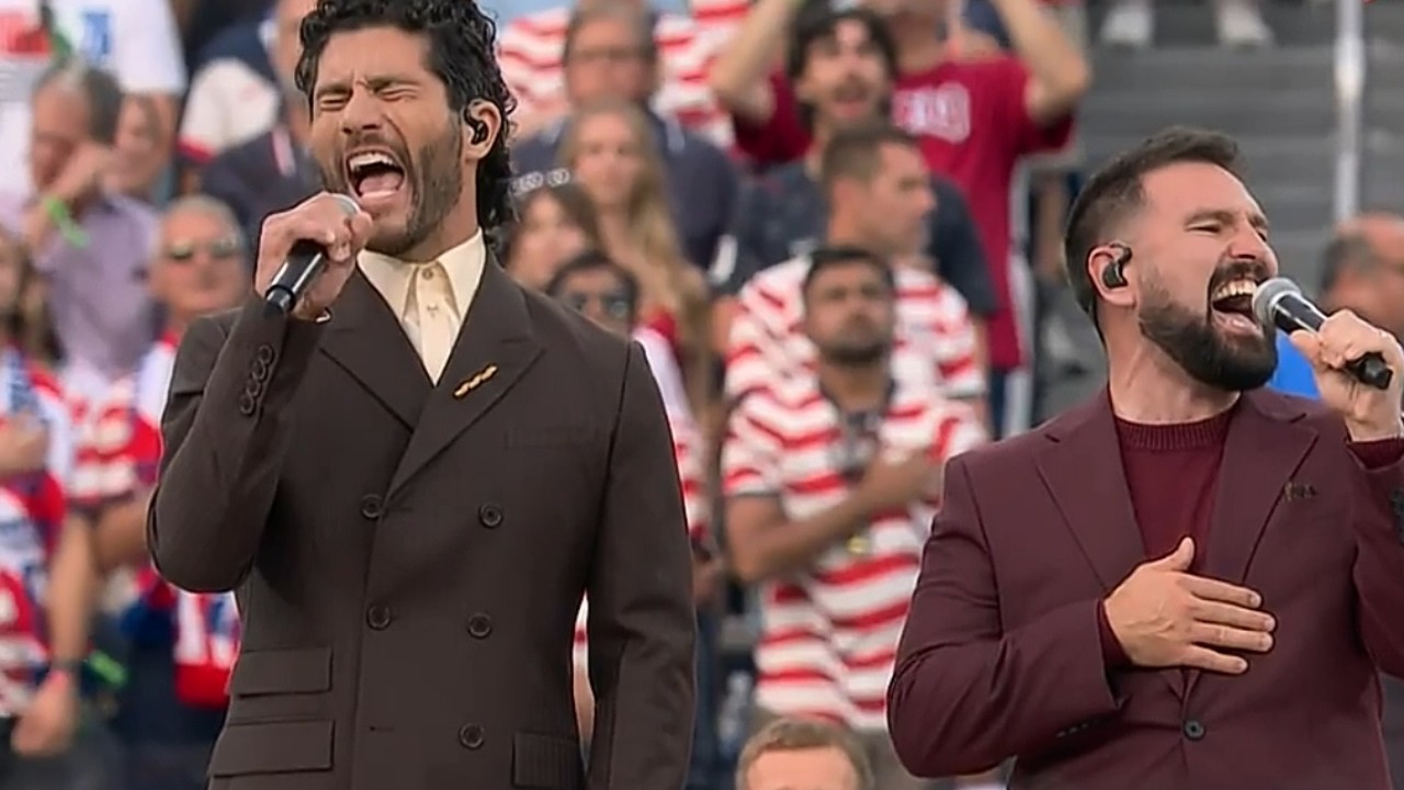 Dan + Shay sing US National Anthem at FIFA World Cup Opening Ceremony 2026 before USA vs Paraguay