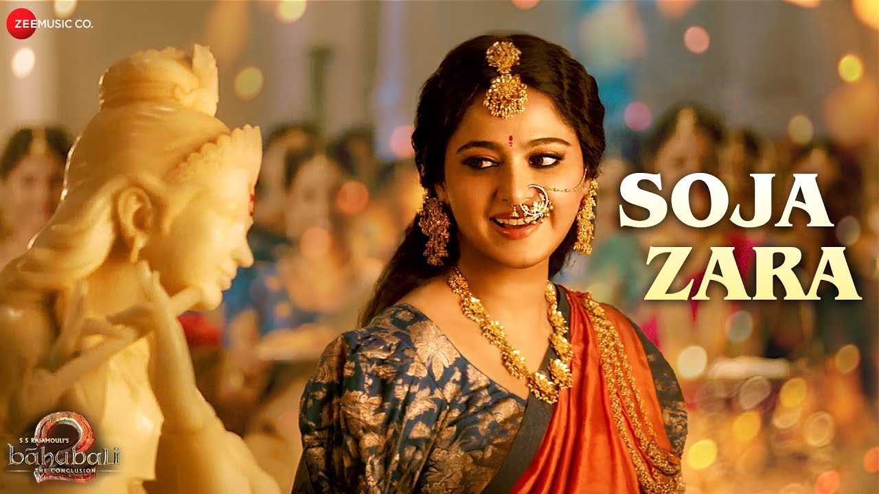 Soja Zara | Baahubali 2 The Conclusion | Anushka Shetty & Prabhas | Madhushree | M.M.Kreem | Lyrical