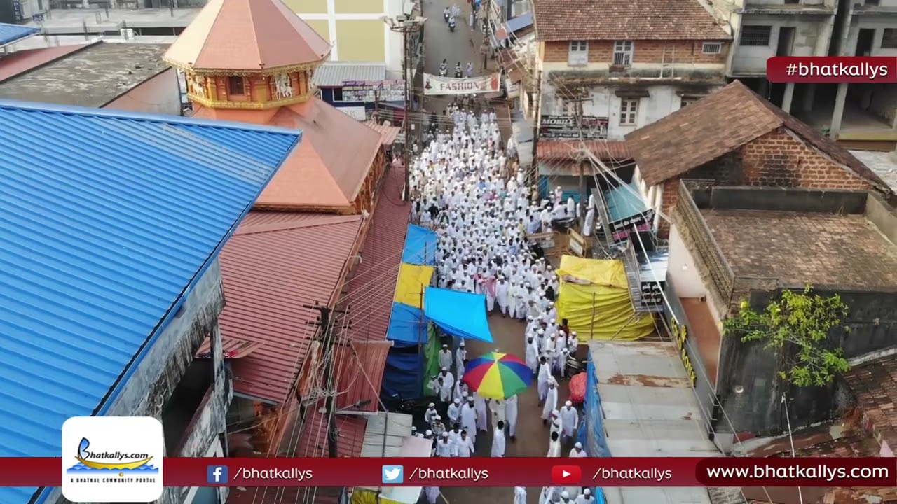 Drone footage of Eid procession in Bhatkal