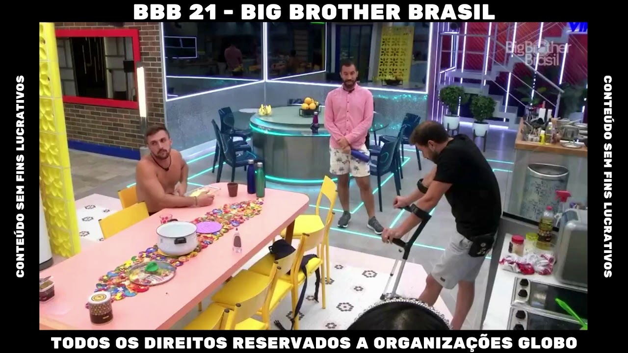 GIL DIZENDO PARA JULIETTE QUE ELE IR&Aacute; FAZER O CUSCUZ- BBB 21