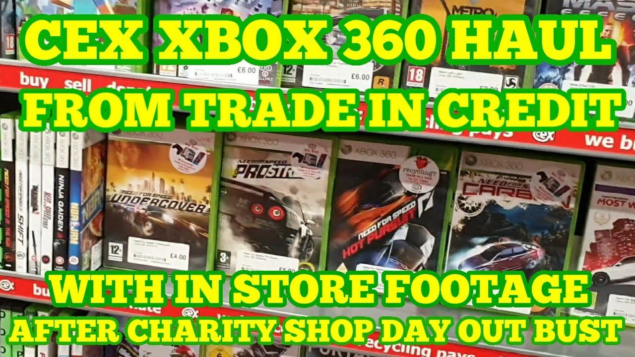 CEX xbox 360 haul from trade in.... after charity shop hunting bust!