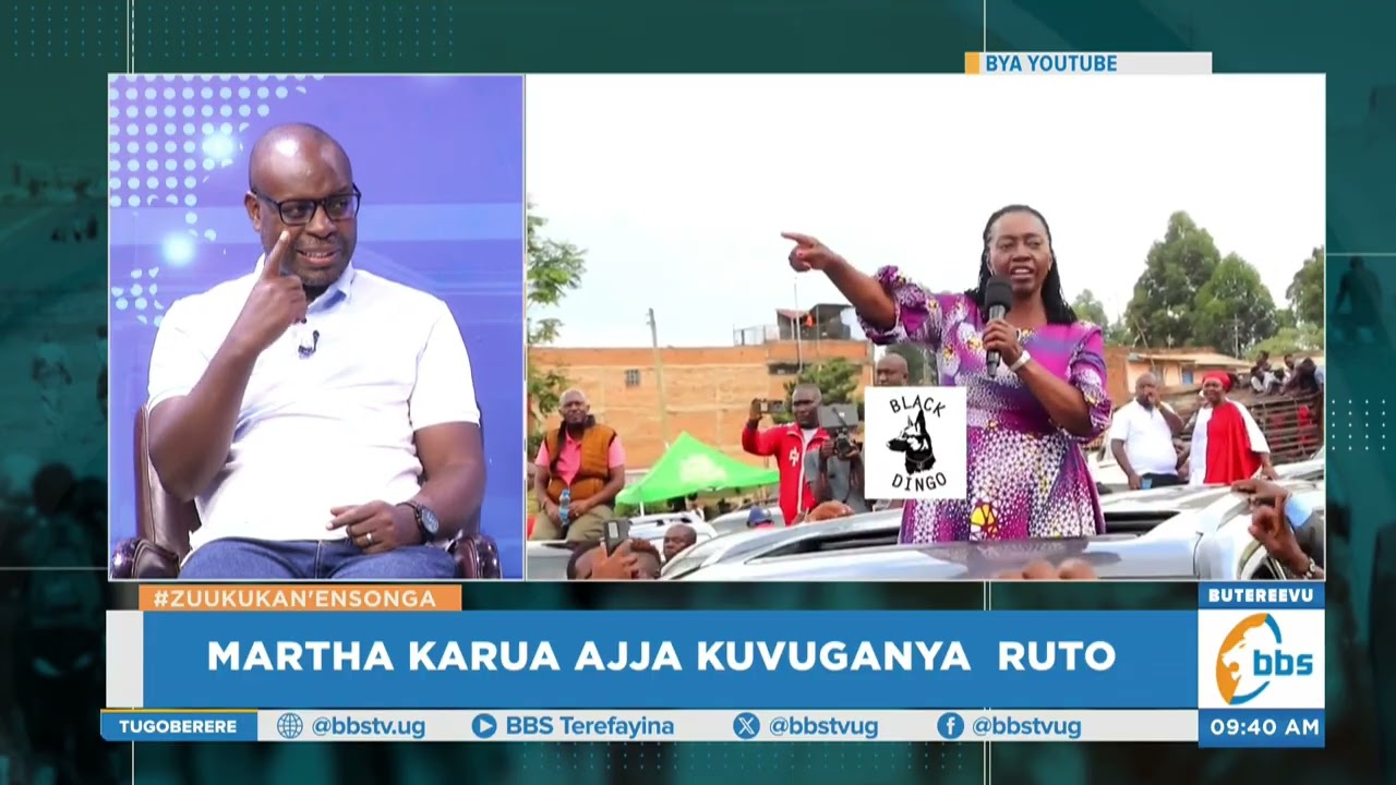 Martha Karua  Talina Masannyalaze Kuvuganya ku Kifo kya Pulezidenti wa Kenya - Dr. Sam Kazibwe