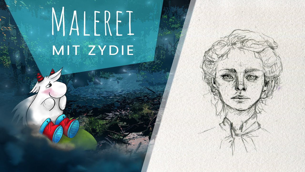 Ein Charakterkonzept entsteht / Sketching a character concept