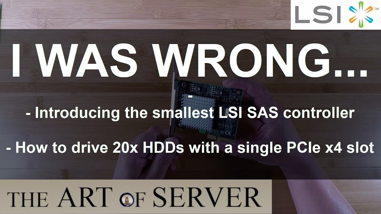 I was wrong... smallest LSI IT mode HBA...
