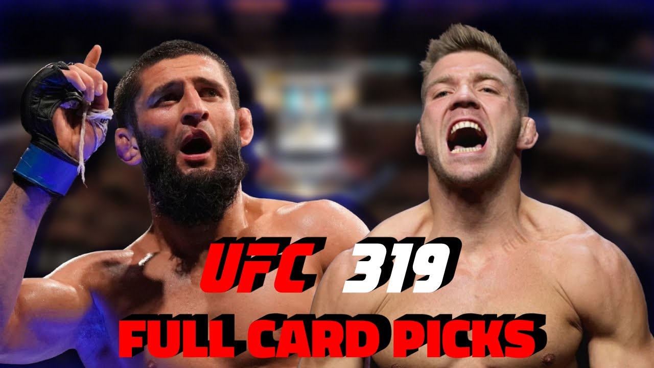 UFC 319 FULL CARD BREAKDOWN AND PICKS