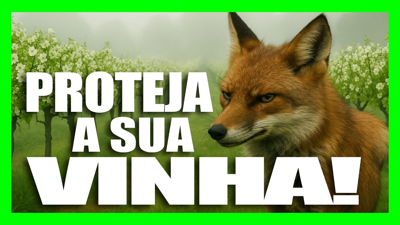 Identifique suas raposinhas, antes que elas acabem com a vinha!