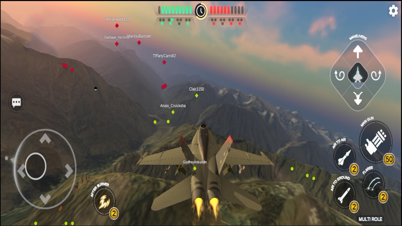 AeroMayhem PvP: Air Combat Ace Gameplay