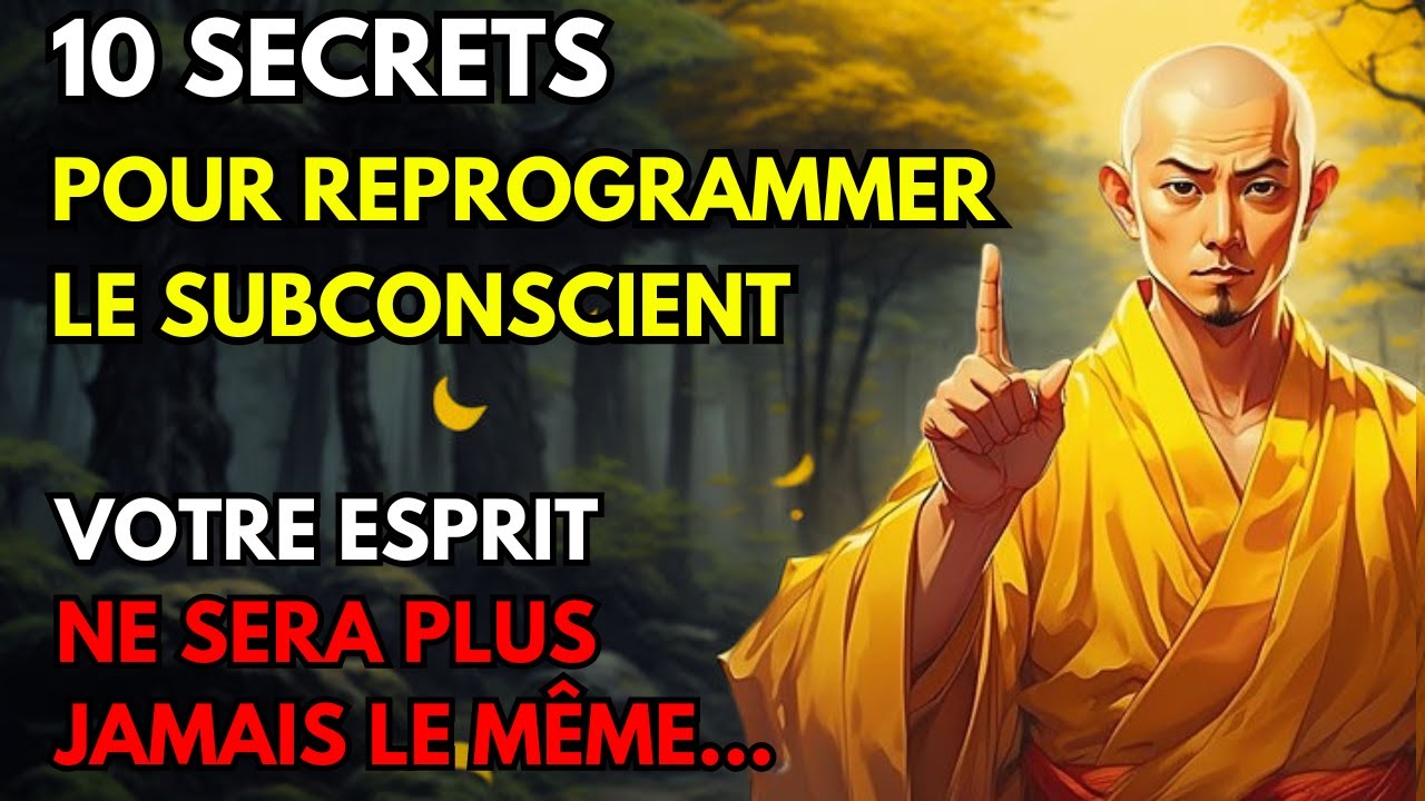 10 SECRETS POUR REPROGRAMMER LE SUBCONSCIENT (IMMEDIATEMENT) -  Philosophie zen