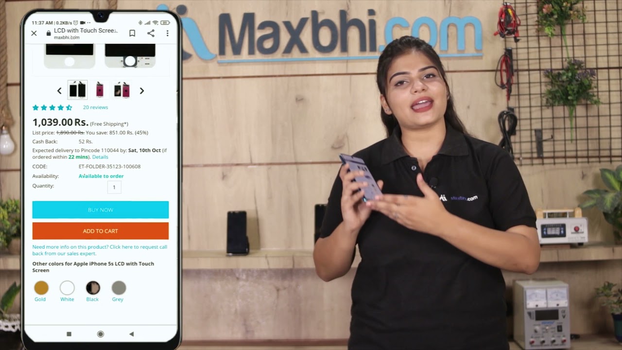 Buy Lava Z81 Display Combo Folder, Free Delivery High Quality Best Price Maxbhi