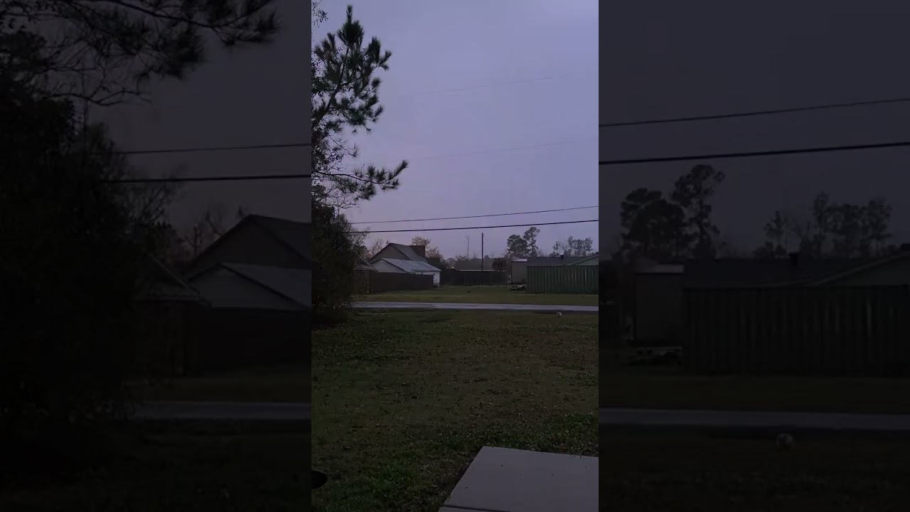 3am Thunderstorm & Tornado Warning ⚠️ 