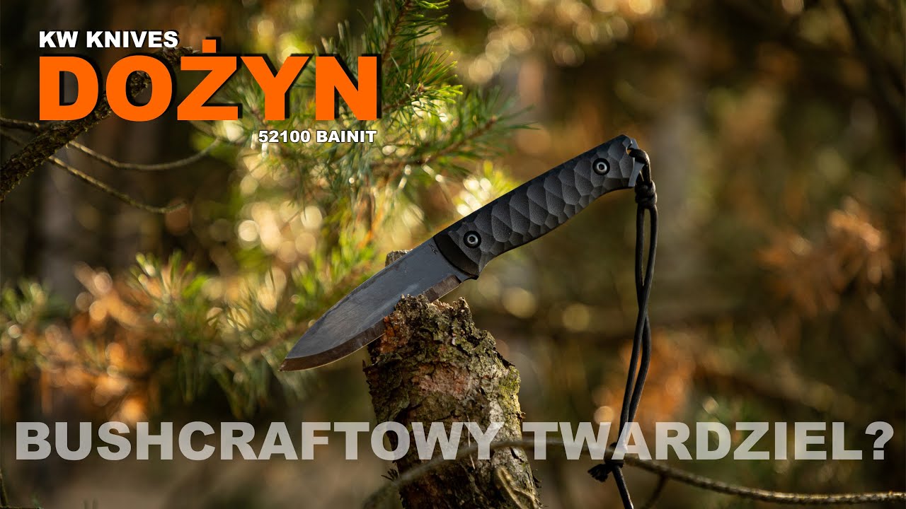 Nóż bushcraftowy Dożyn od KW Knives #52100 #bainit