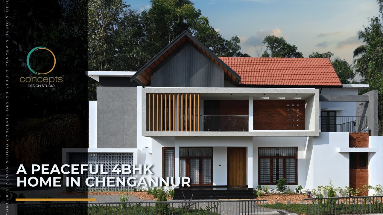 A PEACEFUL 4BHK HOME IN CHENGANNUR 