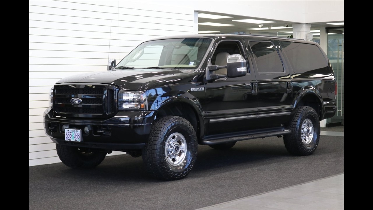 #15616 2005 FORD EXCURSION LIMITED 4X4 V-10 100% RUST FREE LOW MLS LEVELED BILSTEINS FALKEN AT4s 6.8