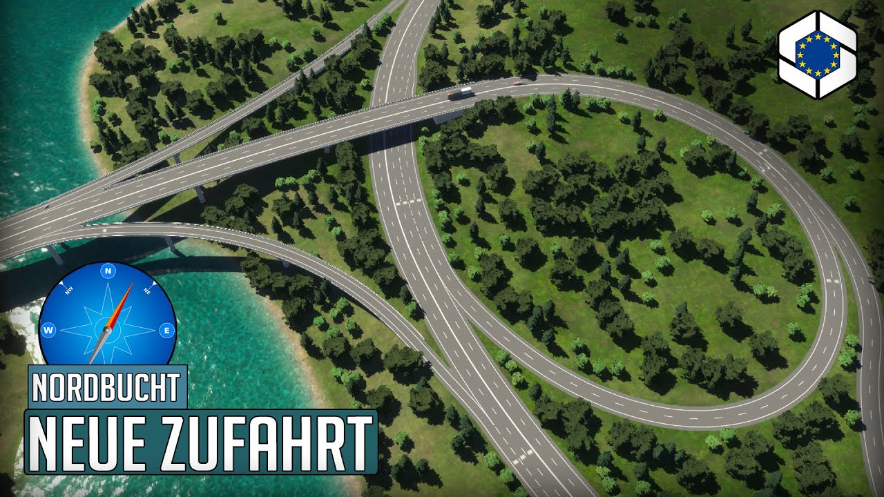 Neue Zufahrt bauen zur großen Industrie in Cities Skylines 2 | Nordbucht 110