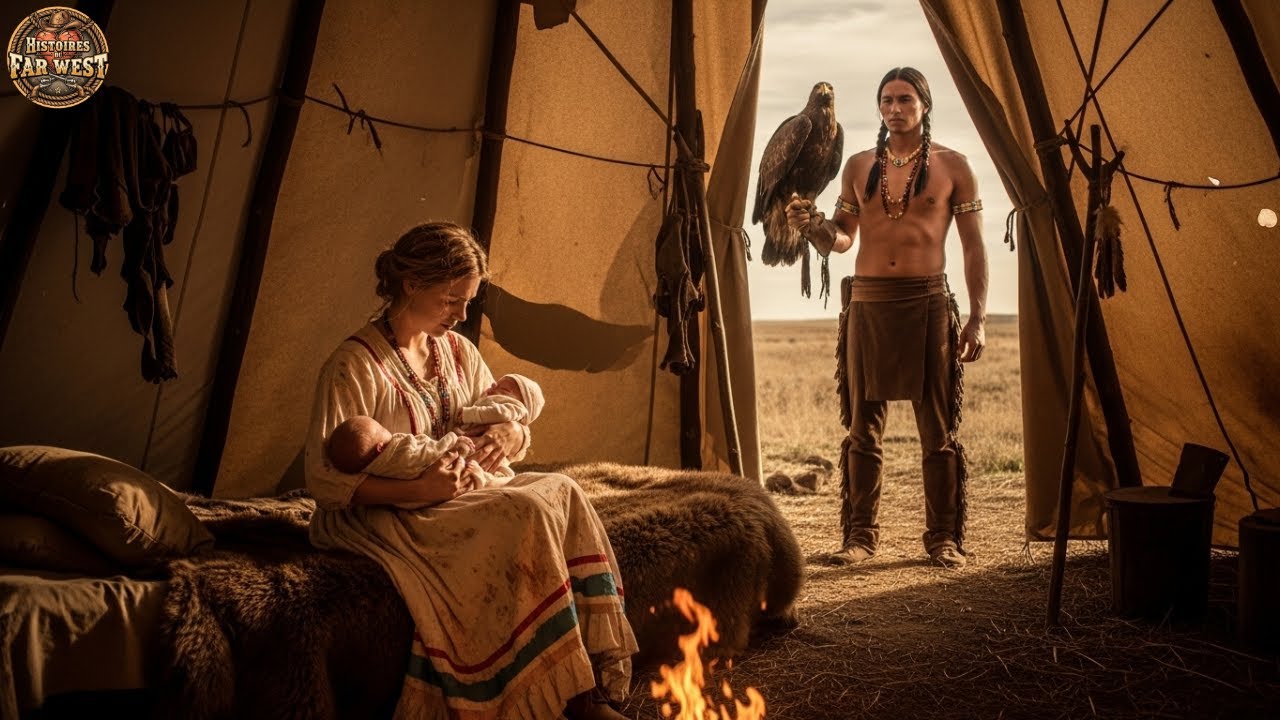 Les enfants du guerrier comanche allaient mourir… Jusqu’à Ce Que la Femme Blanche Revienne