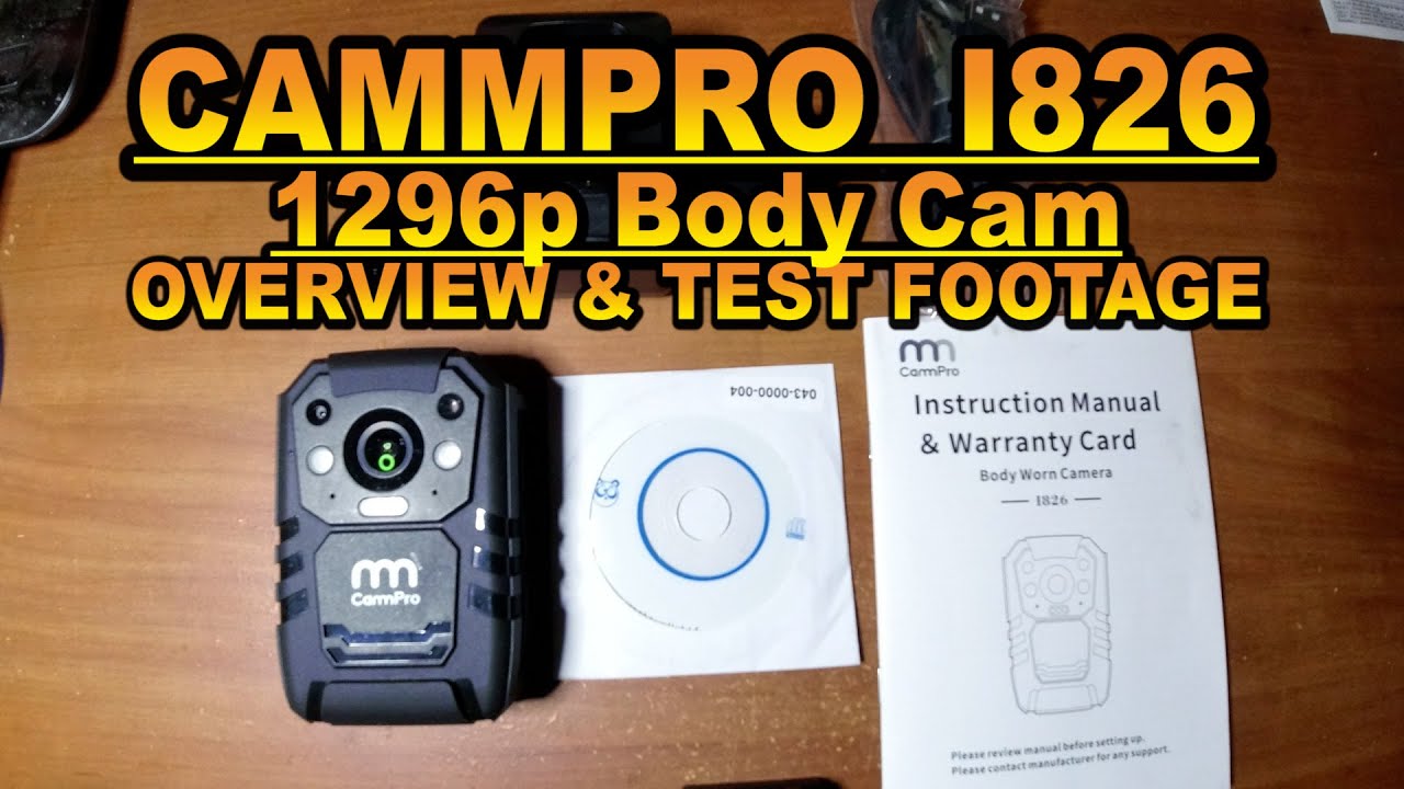 Обзор и тестовые кадры нательной камеры CammPro I826 1296p