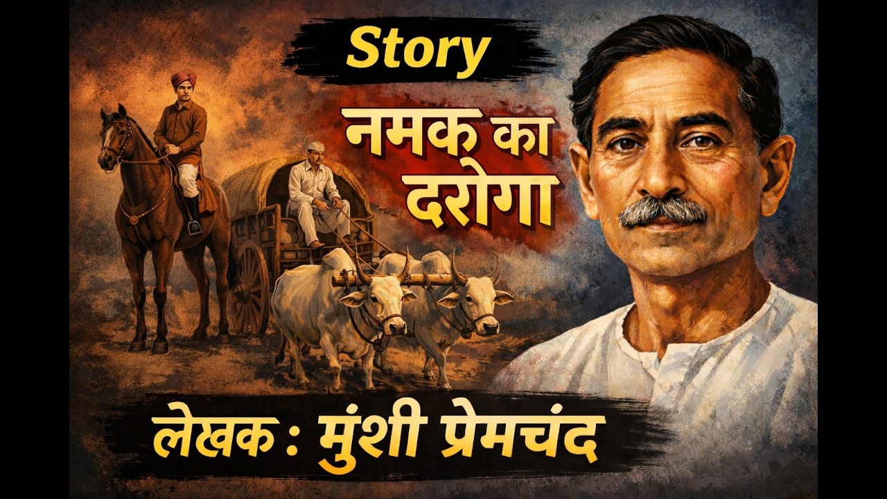 MUNSHI PREMCHAND - NAMAK KA DAROGA#viral #famousstories #hindistories