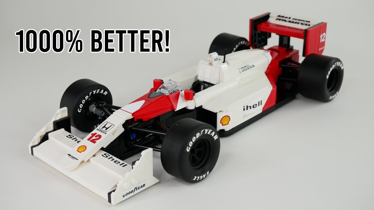 LEGO Icons McLaren MP4/4, PERFECTED! (Custom Redesign)