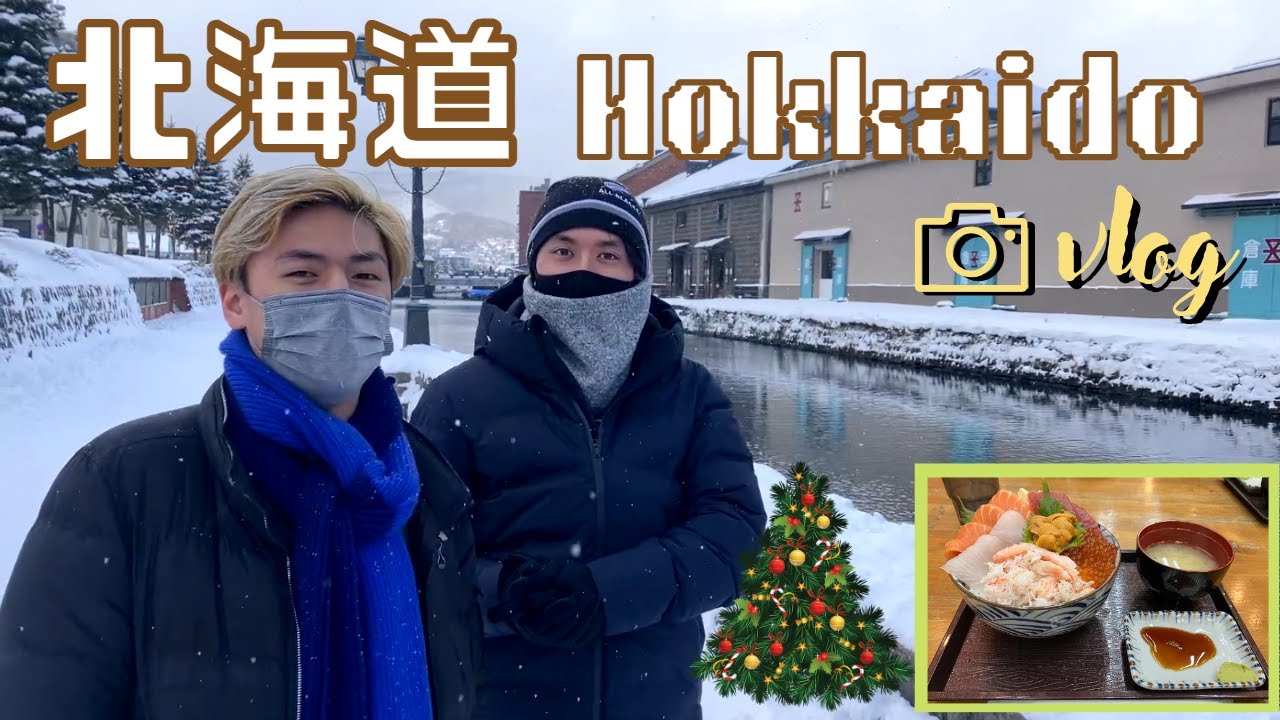 【日本語 / Eng subs】 北海道VLOG!! Hokkaido! Snow, food, snow, snow... Christmas-y winter!